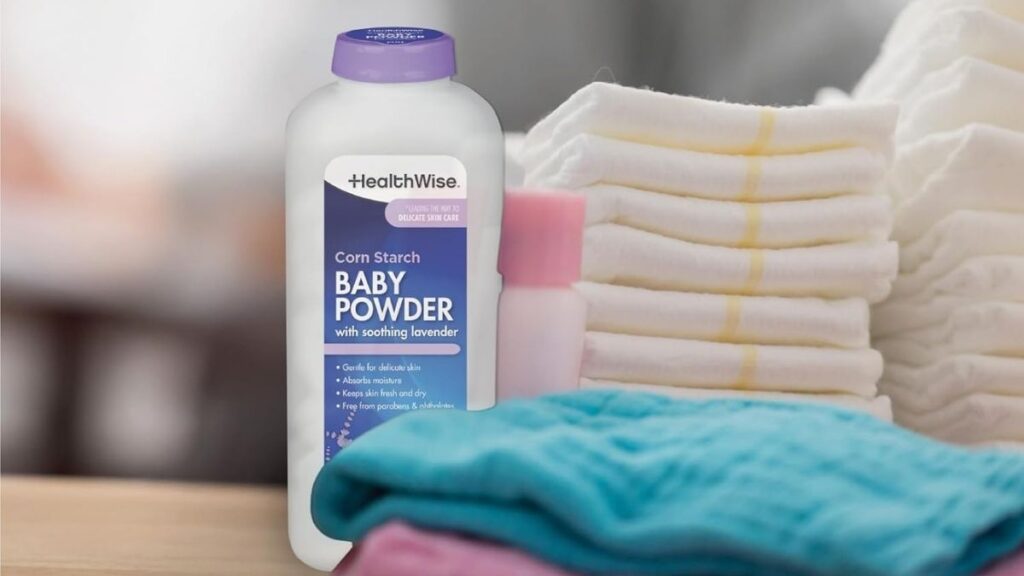 HealthWise Corn Starch Baby Powder