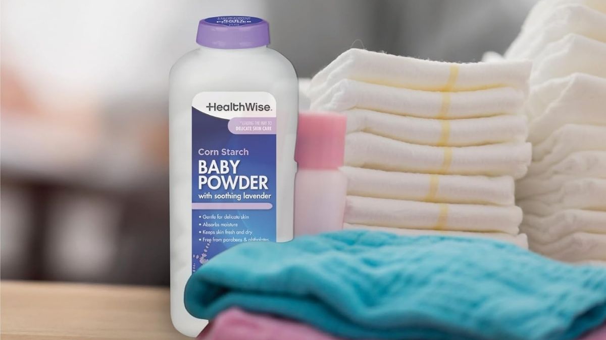 HealthWise Corn Starch Baby Powder