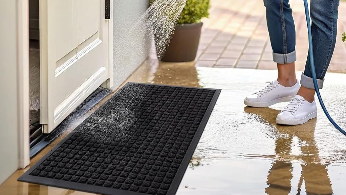 Smiry Front Door Mat Outside Entrance