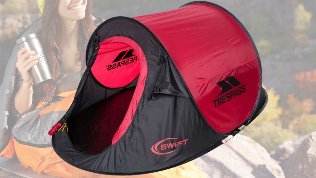 Trespass Waterproof 2 Man Pop Up Tent Swift2
